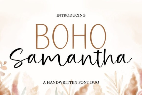 Boho Samantha Font